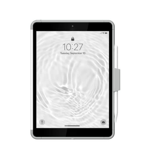 URBAN ARMOR GEAR UAG Designed for iPad 10.2" Case 9th/8th Gen 2020-2021 w/Hand Strap Scout White/Grey, Rugged MIL-STD Protective Cover w/Apple Pencil Holder Compatible w/Smart Cover/Keyboard by URBAN ARMOR GEAR - Image 4
