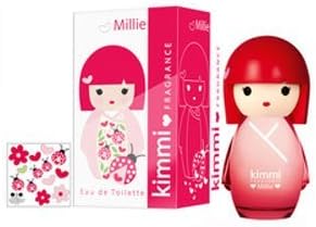 Kimmi Fragrance Millie Perfume Eau De Toilette 50ml/1.7 Fl.oz with Lovely Stickers Inside to Personalize Your Bottle