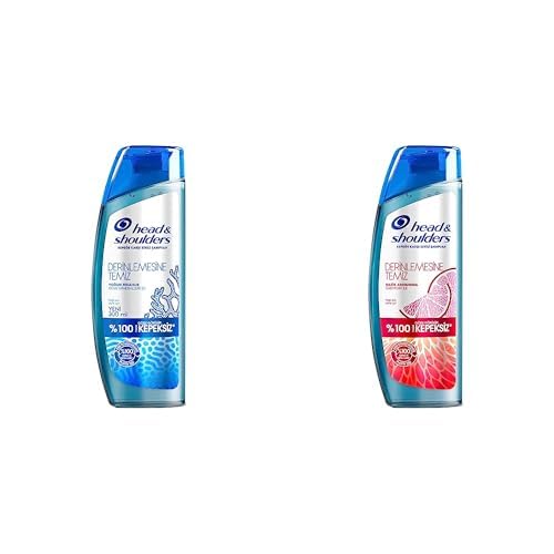 Head & Shoulders Derinlemesine Temizlik Şampuan Yoğun Ferahlık Deniz Mineralleri 300 ml ve Head & Shoulders Derinlemesine Temizlik Şampuan Nazik Arındırma Greyfurt 300 ml