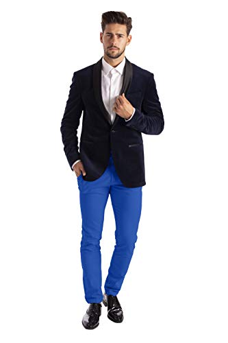 Mens Chino Pants Slim Fit Casual Classic Flat Front Stretch Flex Cotton Chino Khaki Pants Sizes 30W-40W2