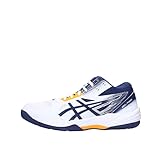 Amortiguación de gel ASICS Gel-Task 3 MT, Handball Shoe Hombre, White/Deep Ocean, 42.5 EU