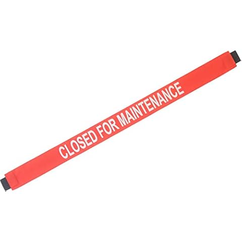 CLOSED FOR MAINTENANCE - Safety Signs with Magnetic Ends Cover