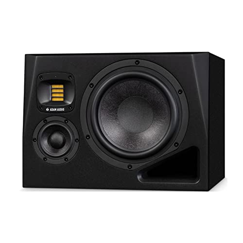 Adam Audio A8H Powered 3-Way Studio Monitor (Left And Right) Bundle With Cables (4 Items) #TOP2