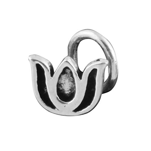 925 Sterling Silver Round Wire Nose Pin Gift For Women & Girls - Oxidized Silver Jewelry-image-38