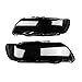 NOUNZH Headlight Glass Headlight Lens ABS Cover Replacement Fit for BMW X5 E53 1998-2003 Headlight Headlamp Cover(Pair)