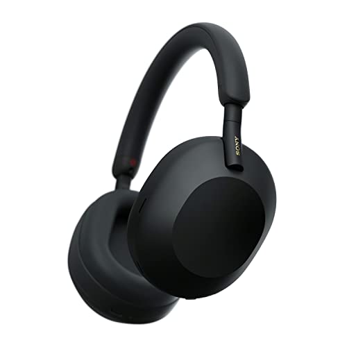 Sony WH-1000XM5 Wireless Noise-Canceling Over-Ear Headphones (Black) Bundle