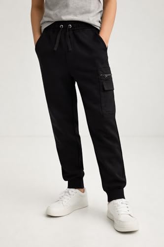 Image of Alan Jones Clothing Boys Joggers Trackpant | Premium French Terry Cotton Blend | Patch Pocket Detail | Casual, Playwear & Loungewear