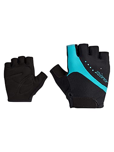 Ziener Damen CASSI Fahrrad/Mountainbike/Radsport-Handschuhe | Kurzfinger - atmungsaktiv,dämpfend, Aquamarine, 7,5