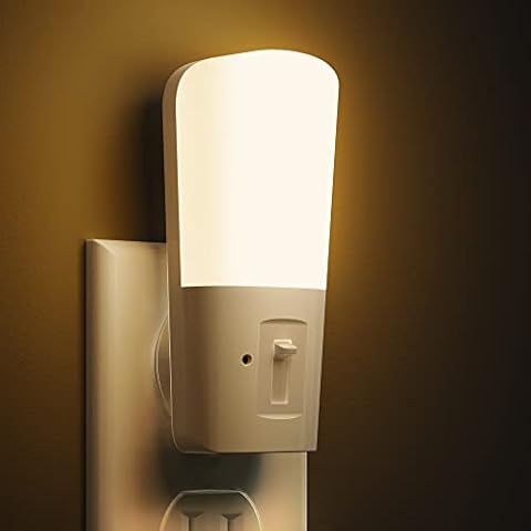 LOHAS Dimmable Plug in Night Light with Smart Sensor Cover