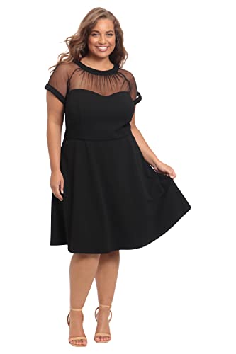 Image of Maggy London Women's Illusion Dress Occasion Event Party Holiday Cocktail Guest of Wedding.