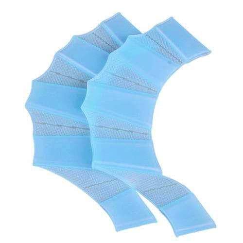 Nadadeira De Mão De Silicone 5sports Azul G