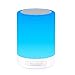 Bluetooth Speakers with Lights, Parkli Touch Bedside Lamp Dimmable Color Night Light, Outdoor Table Lamp with Smart Touch Control, Best Gift for Men Women Kids Bedroom Sleeping Aid