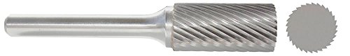 Monster Carbide Bur, Cylinder, 3/8 in, 1/4 Shank
