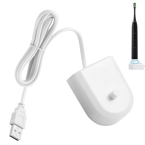 Replacement Charger Compatible with Philips Sonicare Toothbrush - Waterproof Electric Toothbrush Charger Base Replacement Inductive Power Cable for HX3000 HX6000 HX8000 HX9000 Series