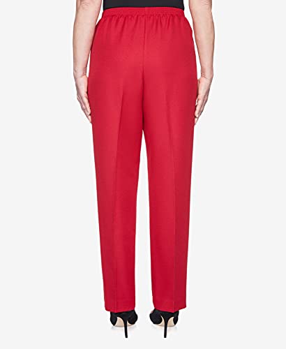 Alfred Dunner Women's Classic Textured Average Length Pant4
