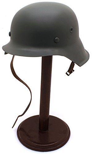 Snake Eye Tactical German M-35 Helmet w/Leather Lining & Helmet Stand