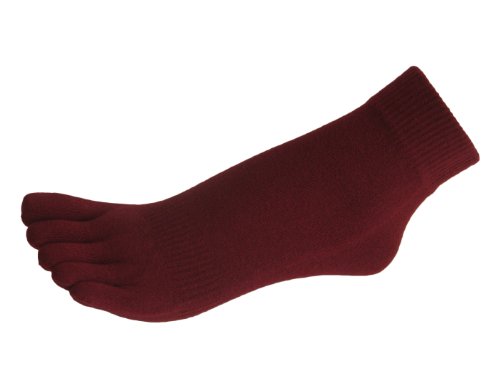 COUVER Men's/Women's 5 Finger Toe Socks Ankle, (1 Pair)