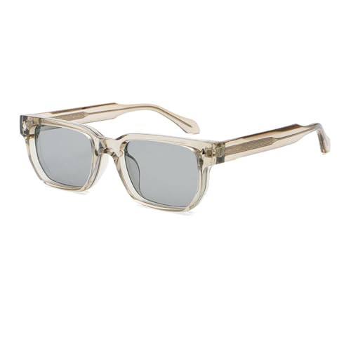 Lunettes de soleil rectangulaires en acétate pour affirmer votre personnalité avec audace