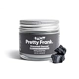 Pretty Frank Unscented Charcoal Aluminum-Free Deodorant Paste (Formerly Primal Pit Paste) Baking Soda-Free | Sensitive Skin, Long-Lasting Odor Control for Women & Men | Organic Ingredients (1-Pack)
