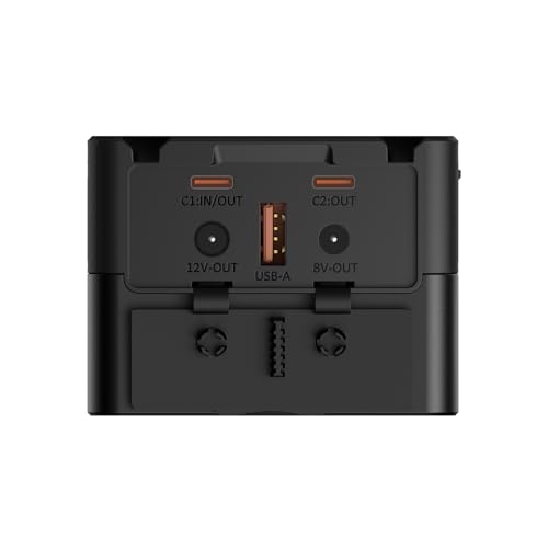 Image of SmallRig V Mount Battery VB99 Pro, 99Wh / 6800mAh mini V-Mount Battery with PD 100W Fast Charging, with D-TAP, Dual USB-C & DC Ports, USB-A, TFT Display for Camera, Camcorder, Video Light - 4292