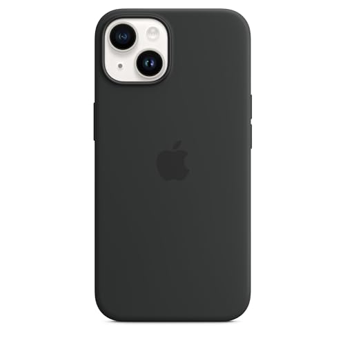 Image of Apple iPhone 14 Silicone Case with MagSafe - Midnight