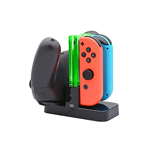 ニンテンドー　Switch コントローラー4個　ドック付き Switch ドック Joy-Con 4台同時 充電スタンド 一体型 スイッチ