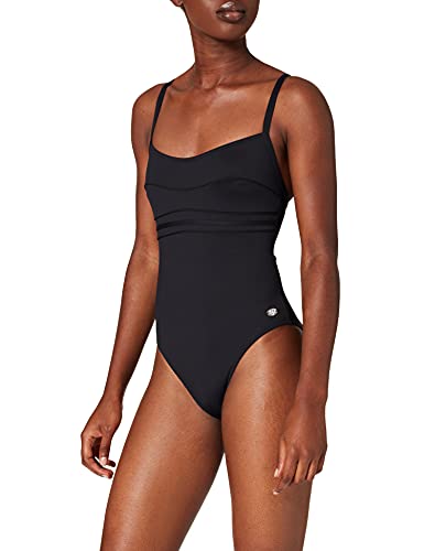 Haute pression D1001 Traje de baño de una Pieza, Negro Y Negro, 40 para Mujer