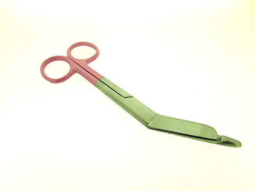 Ciseaux à Pansement Rose avec revêtement de poudre