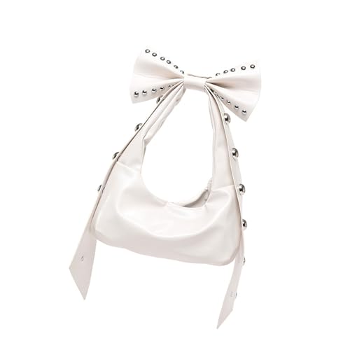 Sac à bandoulière tendance modulable avec nœuds amovibles et détails rivets