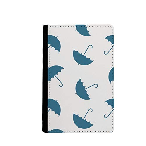 Porte-passeport parapluie bleu nuage étui portefeuille voyage sac à main multicolore classique