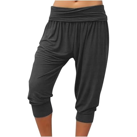RLEHJN Women's Comfortable Capri Pants Cover