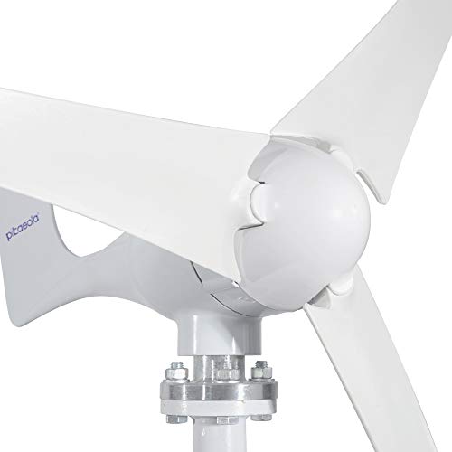 Pikasola 400W Wind Turbine Generator AC 12Volt Economy 3 Blades Windmill for Wind Solar Hybrid System 2.5m/s Start Wind Speed,400w Windmill Generator for Home - Image 4