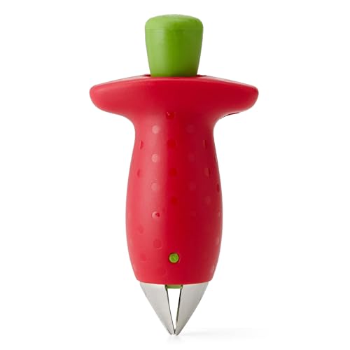 Chef'n Original Stem Gem Strawberry Huller, Red/Green -...