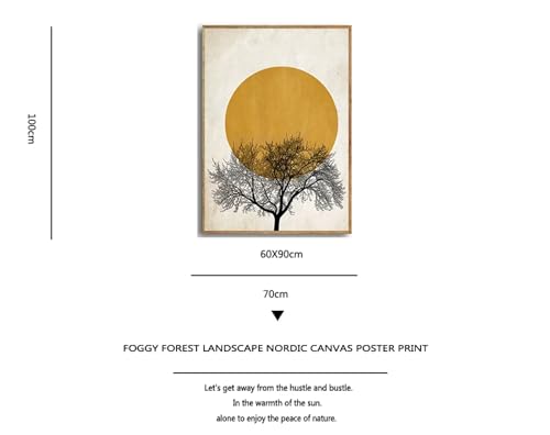 Affiches et impressions matin d'hiver cadre toile de qualité