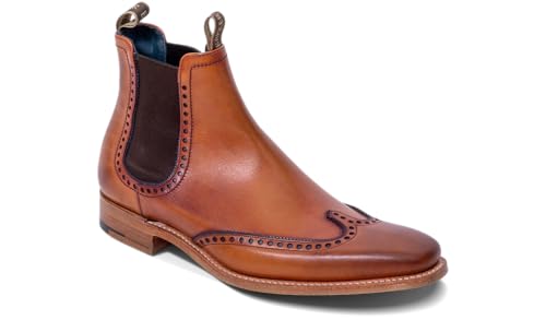BARKER Moreton Bottines Chelsea pour homme, Palissandre antique bleu marine, 45 EU