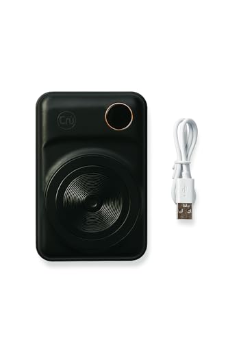 Cru Tech Cargador portátil magnético, batería externa inalámbrica de 20000 mAh, batería delgada para iPhone 15/15 Pro/15 Pro Max, iPhone 14/13/12/11 Series (negro). Compatible con funda segura Mage