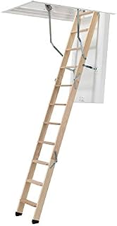 Dolle 'ClickFix 76' 3 Section Wooden Folding Loft Ladder (1200 x 700mm)