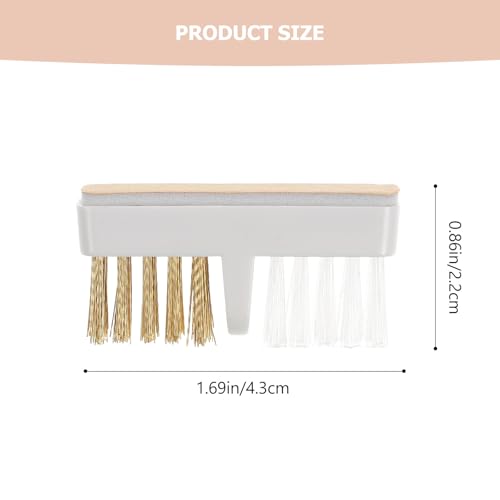 Set de 3 pinceles de alambre para limpieza de uñas DOITOOL miniatura 2