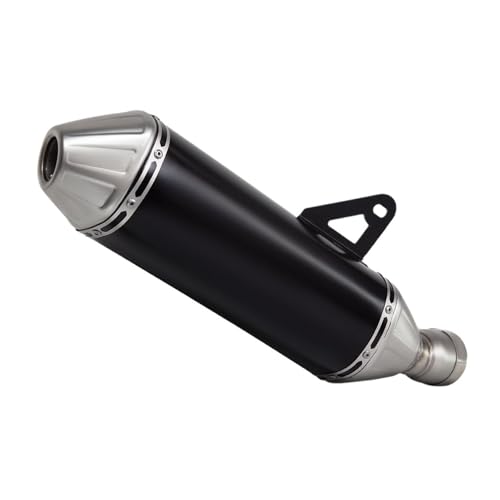 Silencieux d'échappement Kove 800 X Pro en acier inoxydable noir de 60mm pour moto de rallye