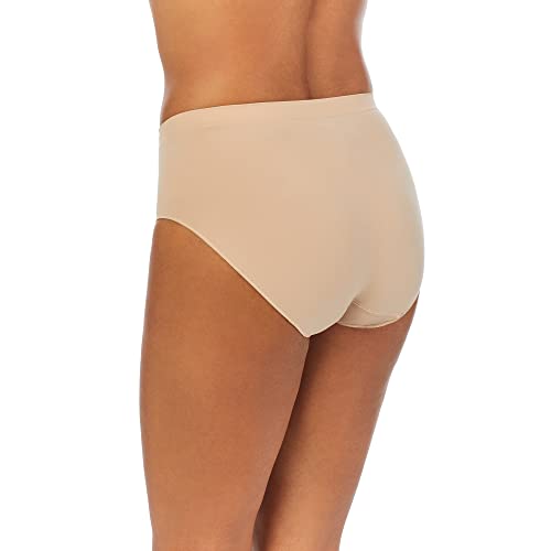 Ellen Tracy Women’s Hi Cut Brief Panties Breathable Seamless Underwear 4-Pack Multipack (Regular & Plus Size) - Small #TOP1