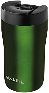 Aladdin Latte Leak-Lock Stainless Steel Mug 0.25L Blue  Leak-Lock Technology - Leakproof - Double Wall Vacuum Stainless Steel Cup - Fits Most Coffee Machines - BPA-Free Travel Mug - Dishwasher Safe
