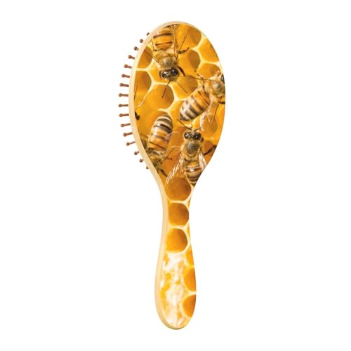 Sweet Honey with Working Bees on Yellow �n�j�J�� ���E���h �ؐ� �R�[�� ���j�o�[�T�� �w�A�u���V �X�g���[�g �V���[�g �E�F�b�g �w�A �X�^�C���X�g �o�[�o�[ �g���x�� �R�[�� 23.5 x 8.0 x 3.8 c