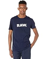G-Star Raw Men's Logo RAW. Holorn Short Sleeve T-Shirt, Sartho Blue, X-Large