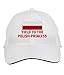 Makoroni - Yield to The Polish Princess Poland Polish Hat Adjustable Cap, DesU22 White