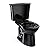 TOTO Drake Transitional Two-Piece Elongated 1.28 GPF TORNADO FLUSH Toilet, Ebony - CST786CE#51
