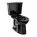 TOTO Drake Transitional Two-Piece Elongated 1.28 GPF TORNADO FLUSH Toilet, Ebony - CST786CE#51