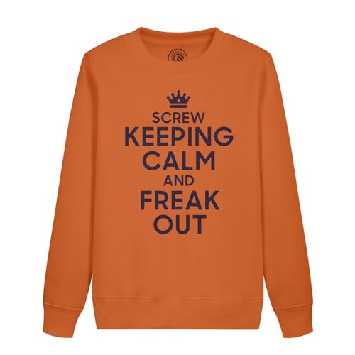 Sweatshirt enfant Freak Out parodie avec motif résistant et coton doux