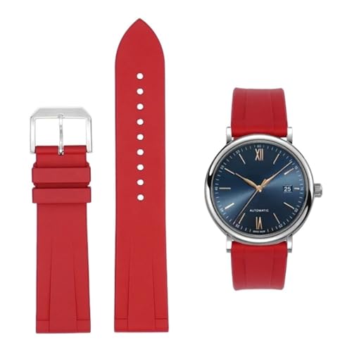 Fluorine Rubber Watch Strap For PILOT PORTOFINO Band For Bracelet Quick Release Strap 20mm 22mm