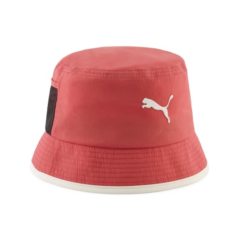 PUMA Womens Principle Nylon 2.0 Bucket Hat Casual - Red