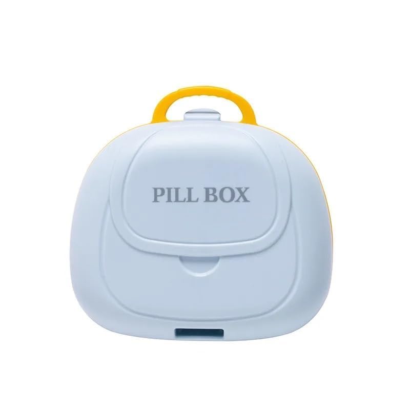 Travel Pill Organiser Box, Portable Daily Tablet Organiser with 7 Compartments, BPA-Free Moisture Proof Medicine Pill Case Dispenser for Vitamins, Supplements and Fish Oil-image-6